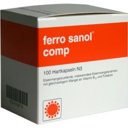 FERRO SANOL COMP 100 St Hartkapseln mit magensaftresistent überzogenen Pellets