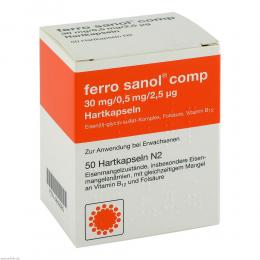 FERRO SANOL COMP 50 St Hartkapseln mit magensaftresistent überzogenen Pellets