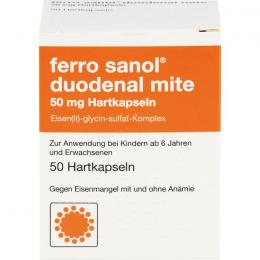 FERRO SANOL duodenal mite 50 mg magensaftr.Hartk. 50 St.