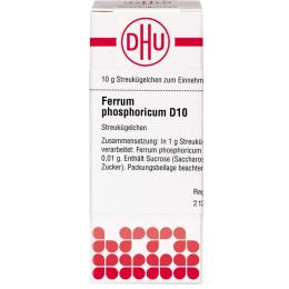 FERRUM PHOSPHORICUM D 10 Globuli 10 g