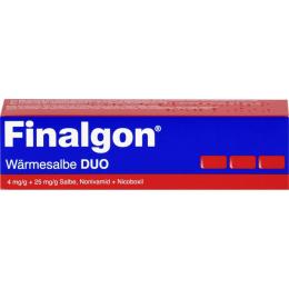 FINALGON Wärmesalbe DUO 4 mg/g + 25 mg/g 20 g