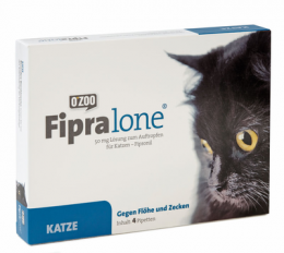FIPRALONE 50 mg Lsg.z.Auftropf.f.Katzen 4 St