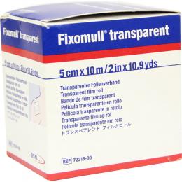 Ein aktuelles Angebot für FIXOMULL transparent 5 cmx10 m 1 St Pflaster Verbandsmaterial - jetzt kaufen, Marke BSN medical GmbH.