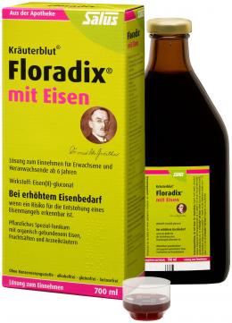 Ein aktuelles Angebot für FLORADIX mit Eisen Lösung zum Einnehmen 700 ml Lösung zum Einnehmen Mineralstoffe - jetzt kaufen, Marke SALUS Pharma GmbH.