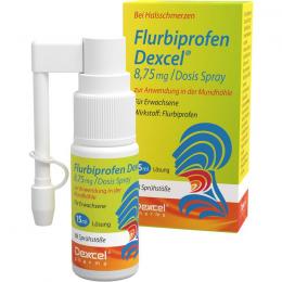 FLURBIPROFEN Dexcel 8,75 mg/Dos.Spray Mundhöhle 15 ml
