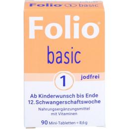 FOLIO 1 basic jodfrei Filmtabletten 90 St.