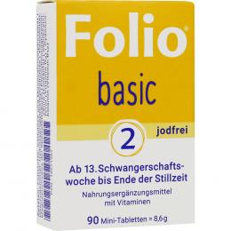 FOLIO 2 basic jodfrei Filmtabletten 90 St Filmtabletten