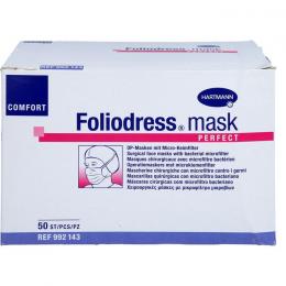 FOLIODRESS mask Comfort perfect OP-Maske grün 50 St.