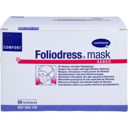 FOLIODRESS mask Comfort senso OP-Maske grün 50 St.