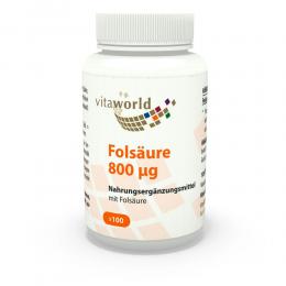Ein aktuelles Angebot für FOLSÄURE 800 myg Tabletten 100 St Tabletten Schwangerschaftsvitamine - jetzt kaufen, Marke Vita World GmbH.