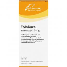 Ein aktuelles Angebot für FOLSÄURE INJEKTOPAS 5 mg Injektionslösung 10 St Injektionslösung Schwangerschaftsvitamine - jetzt kaufen, Marke PASCOE Pharmazeutische Präparate GmbH.