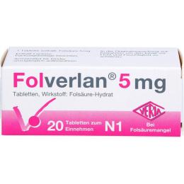 FOLVERLAN 5 mg Tabletten 20 St.