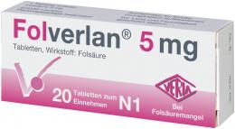 FOLVERLAN 5MG 20 St Tabletten