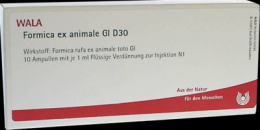 FORMICA EX animale GL D 30 Ampullen 10X1 ml