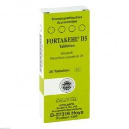 Ein aktuelles Angebot für FORTAKEHL D 5 Tabletten 20 St Tabletten Naturheilmittel - jetzt kaufen, Marke Sanum-Kehlbeck GmbH & Co. KG.