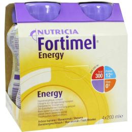 FORTIMEL Energy Bananengeschmack 4 X 200 ml Flüssigkeit