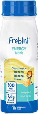 FREBINI Energy Drink Banane Trinkflasche 6X4X200 ml