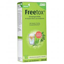 Ein aktuelles Angebot für FREETOX Gerstengras-Birke 10-Kräuter-Elixier Bio 250 ml Elixier Nahrungsergänzungsmittel - jetzt kaufen, Marke SALUS Pharma GmbH.