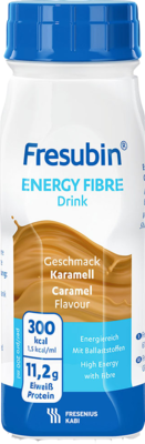 FRESUBIN ENERGY Fibre DRINK Karamell Trinkflasche 4X200 ml