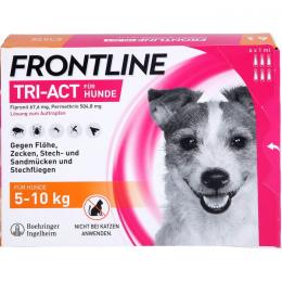 FRONTLINE Tri-Act Lsg.z.Auftropfen f.Hunde 5-10 kg 6 St.