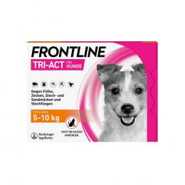 Ein aktuelles Angebot für FRONTLINE Tri-Act Lsg.z.Auftropfen f.Hunde 5-10 kg 6 St Lösung Flöhe, Würmer & Zecken - jetzt kaufen, Marke Boehringer Ingelheim VETMEDICA GmbH.