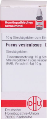 FUCUS VESICULOSUS D 4 Globuli 10 g