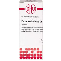 FUCUS VESICULOSUS D 6 Tabletten 80 St.