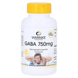 Ein aktuelles Angebot für GABA 750 mg Kapseln 100 St Kapseln Nahrungsergänzungsmittel - jetzt kaufen, Marke Warnke Vitalstoffe GmbH.