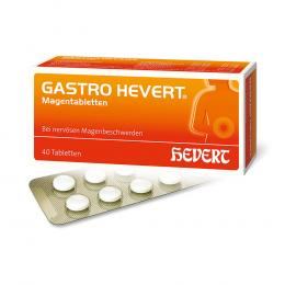 Gastro-Hevert Magentabletten 40 St Tabletten