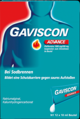 GAVISCON Advance Pfefferminz Suspension 24X10 ml