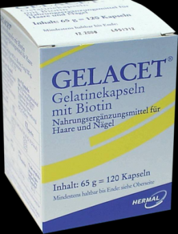 GELACET Gelatinekapseln mit Biotin 65 g