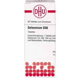 GELSEMIUM D 30 Tabletten 80 St.