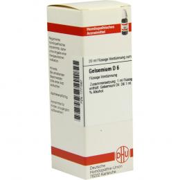 GELSEMIUM D 6 Dilution 20 ml Dilution