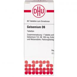 GELSEMIUM D 6 Tabletten 80 St.