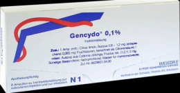 GENCYDO 0,1% Injektionslsung 8 St