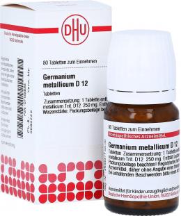 GERMANIUM metallicum D 12 Tabletten 80 St Tabletten
