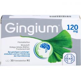 GINGIUM 120 mg Filmtabletten 30 St.