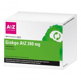 GINKGO ABZ 240 mg Filmtabletten 120 St Filmtabletten