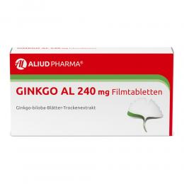 GINKGO AL 240 mg Filmtabletten 60 St Filmtabletten