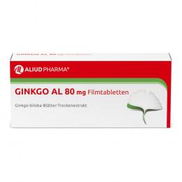 GINKGO AL 80 mg Filmtabletten 120 St Filmtabletten