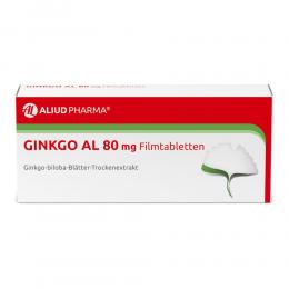 GINKGO AL 80 mg Filmtabletten 60 St Filmtabletten