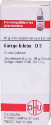 GINKGO BILOBA D 3 Globuli 10 g