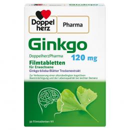 Ein aktuelles Angebot für GINKGO DOPPELHERZPHARMA 120 mg Filmtabletten 30 St Filmtabletten  - jetzt kaufen, Marke Queisser Pharma GmbH & Co. KG.