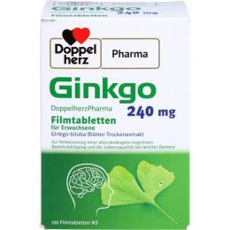 GINKGO DOPPELHERZPHARMA 240 mg Filmtabletten 120 St.