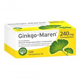GINKGO-MAREN 240 mg Filmtabletten 120 St Filmtabletten