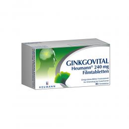 GINKGOVITAL Heumann 240 mg Filmtabletten 80 St Filmtabletten