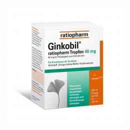 Ginkobil® ratiopharm 40mg mit Ginkgo biloba 200 ml Tropfen
