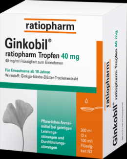 GINKOBIL-ratiopharm Tropfen 40 mg 300 ml