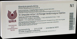GLANDULA PAROTIS GL D 6 Ampullen 10X1 ml