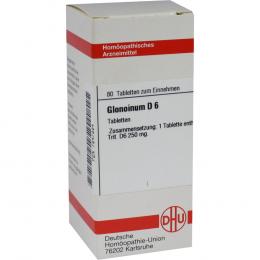Ein aktuelles Angebot für GLONOINUM D 6 Tabletten 80 St Tabletten Naturheilmittel - jetzt kaufen, Marke DHU-Arzneimittel GmbH & Co. KG.